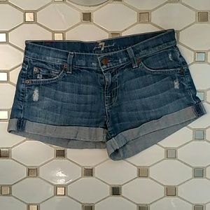 7 for all Mankind Jean Shorts
